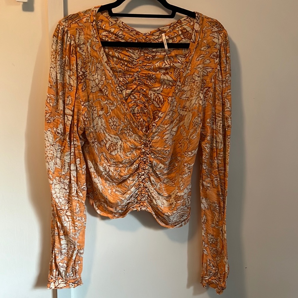 Free People shirred top